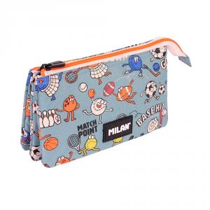 Portatodo 5 compartimentos Sports 22x12x4cm