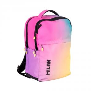 Mochila Sunset lila 45,5x28x20cm 5 cremalleras