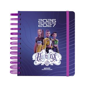 Agenda escolar 2026/2027 KPOP Demon Hunters día página M 11 meses