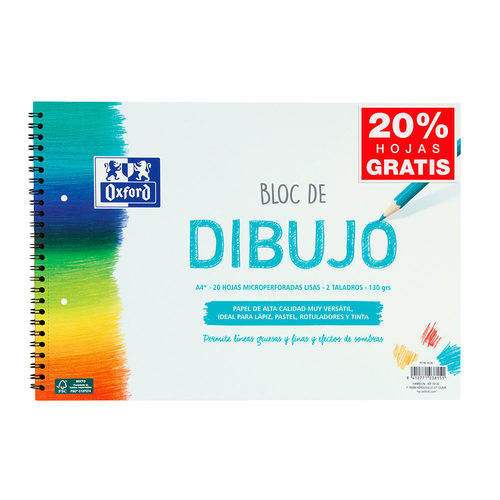 Bloc de dibujo A4 Oxford - Stikets