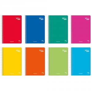 Bloc folio liso tapa dura de cartón 80 hojas Xtra Plus