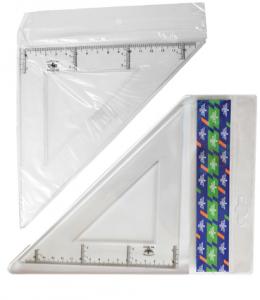 Escuadra de plástico 25cm. D. Ferrer