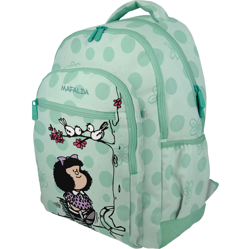 Mochila rubber Mafalda Kiss 33x46x22,5cm