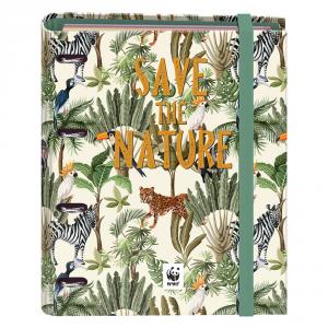 Carpeta A4 4 anillas 35mm con recambio WWF Save the Nature