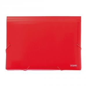 Carpeta A4 acordeón color rojo