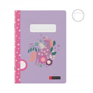 Cuaderno A5 liso 48hj Wish Unicorn 70gr