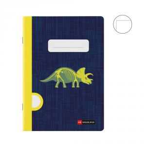 Cuaderno A5 liso 48hj Raptor Fossil 70gr