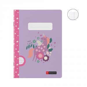 Cuaderno A5 cuadrícula 48hj Wish Unicorn 70gr