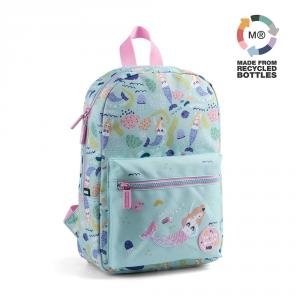 Mochila mini doble Sirenita 34x23x9cm reciclado