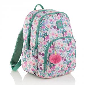 Mochila triple Oslo Magic Unicorn reciclada 28x16,5x41cm