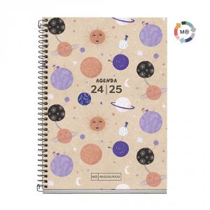 Agenda espiral Activa Planets semana vista 2024-2025
