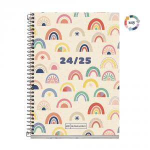 Agenda espiral Activa Rainbow semana vista 2024-2025