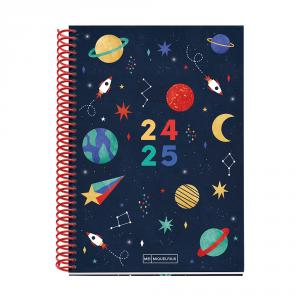 Agenda espiral Plus Space semana vista 2024-2025