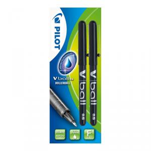 Bolígrafo Pilot VBall 05 tinta negra 2 unidades