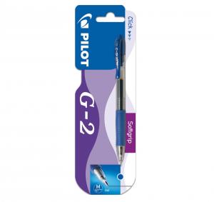 Bolígrafo Pilot G-2 tinta azul 1 unidad