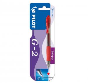 Bolígrafo Pilot G-2 tinta roja 1 unidad