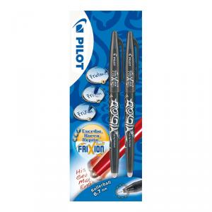 Bolígrafo FriXion Ball tinta negra 2 unidades