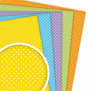 Goma EVA decorada lunares (45x30cm)