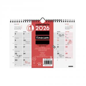Calendario pared escribir S 2026