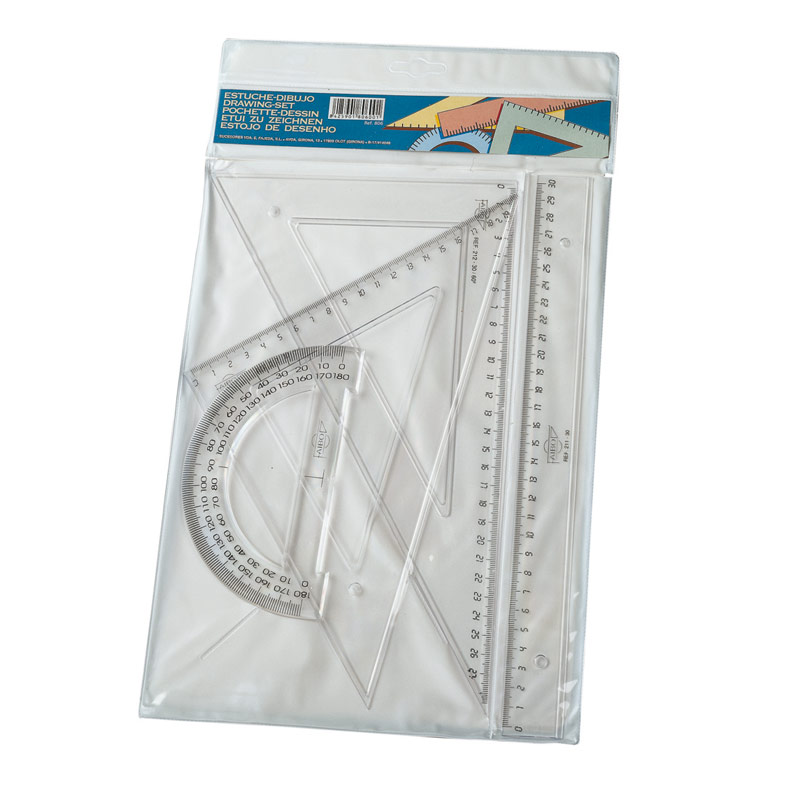 Set de reglas 30cm. Faibo
