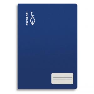 Cuaderno cuarto color azul pauta Montessori 3,5mm 32 hojas