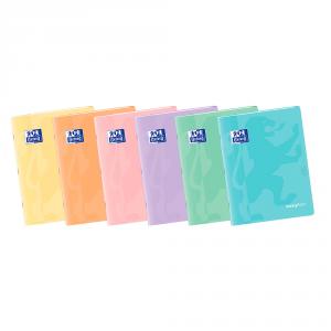 Cuaderno A4 cuadro 4mm. 48 hojas Easybook pastel