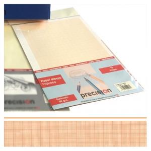 Papel milimetrado A4 bolsa 10 láminas