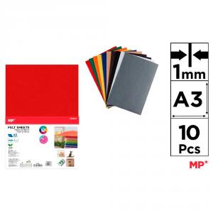 Fieltro A3 10 colores