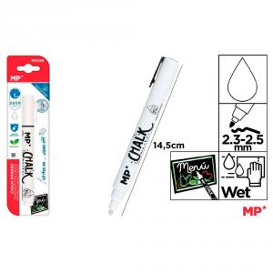 Marcador tiza líquida blanco Chalk para pizarra negra