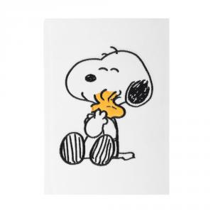 Cuaderno premium A5 tapa felpa Snoopy Lazy