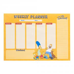 Bloc planificador semanal A4 The Simpsons. Erik