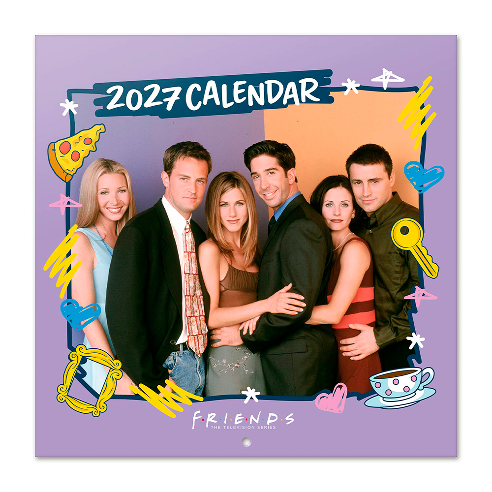 Calendario 2027 30x30cm Friends