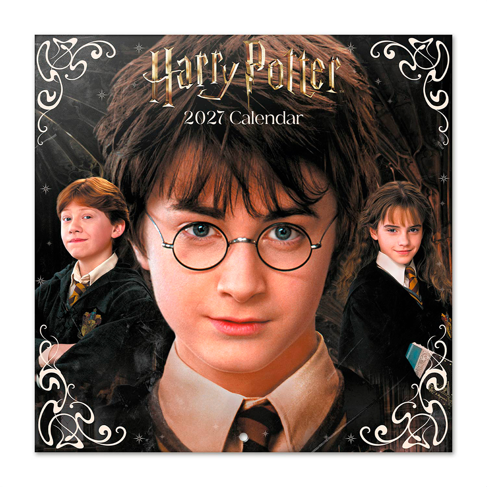 Calendario 2027 30x30cm Harry Potter películas