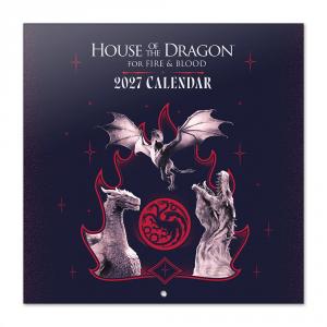Calendario 2027 30x30cm Juego de Tronos La Casa del Dragón temporada 3
