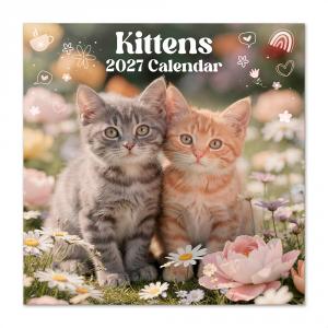 Calendario 2027 30x30cm Gatitos