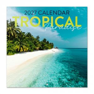 Calendario 2027 30x30cm Paraíso Tropical