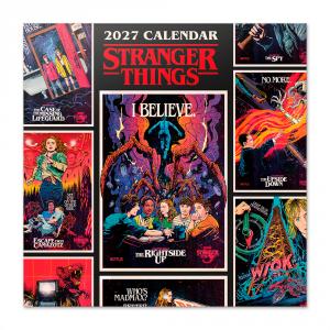 Calendario 2027 30x30cm Stranger Things