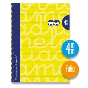 Bloc folio cuadrovía 4mm. 80h tapa dura