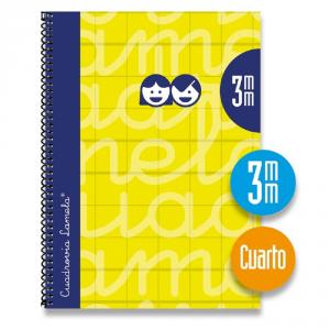 Bloc cuarto cuadrovía 3mm. 80h tapa dura