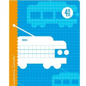 Cuaderno cuarto cuadrovía 4mm. 30h Lamela