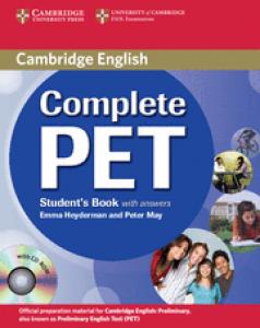 Complete PET Student s Book with answers with CD-ROM