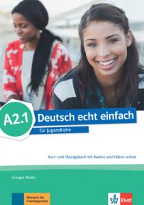 deutsch echt einfach! a2.1, libro del alumno y libro de ejercicios con audio onl