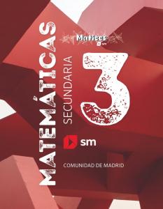 Matemáticas. 3 Secundaria. Matices. Comunidad de Madrid·E.S.O..3er Curso