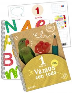Vamos con todo 1. Primer trimestre. PluS Lectoescritura PluS Material manipulativo·Primaria.1er Curso·Operación Mundo