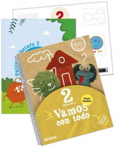 Vamos con todo 2. Primer trimestre. PluS Punto de lectura 2. PluS Material manipulativ·Primaria.2ºCurso·Operación Mundo
