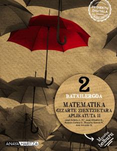 Matematika Gizarte Zientzietara Aplikatuta II·Bachillerato.2ºCurso·Mundua helburu