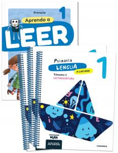Lengua 1. A las dos. PluS Aprendo a leer con Detectives del recreo·Primaria.1er Curso·Mira