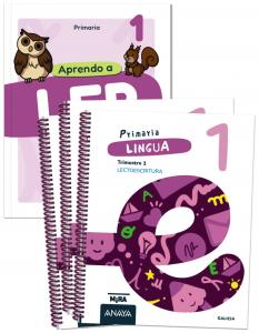 Lingua 1. PluS Lingua 1. Aprendo a ler·Primaria.1er Curso·Mira