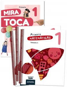 Matemáticas 1. PluS Mira, toca, siente... las mates 1·Primaria.1er Curso·Mira