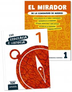 Geografía e Historia 1 PluS El mirador de la Comunidad de Madrid·E.S.O..1er Curso·Mira